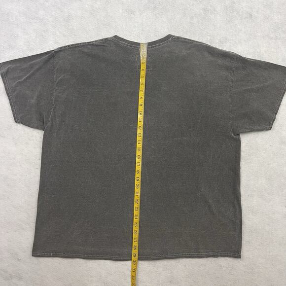 JIMI HENDRIX T Shirt Mens OS One Size Black Mineral Wash Classic Rock Tee - Picture 7 of 8